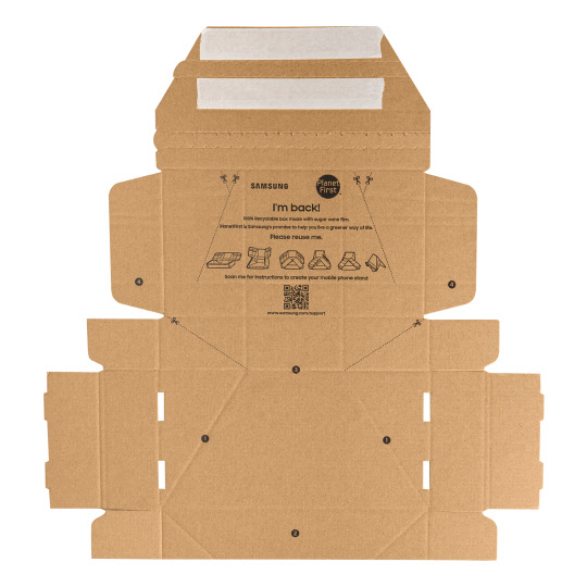 수리 후 배송박스(모바일). 삼성전자 제공